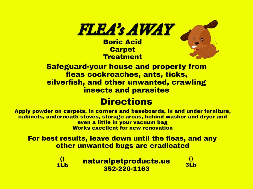 Fleas's Away Boric Acid Carpet Treatment