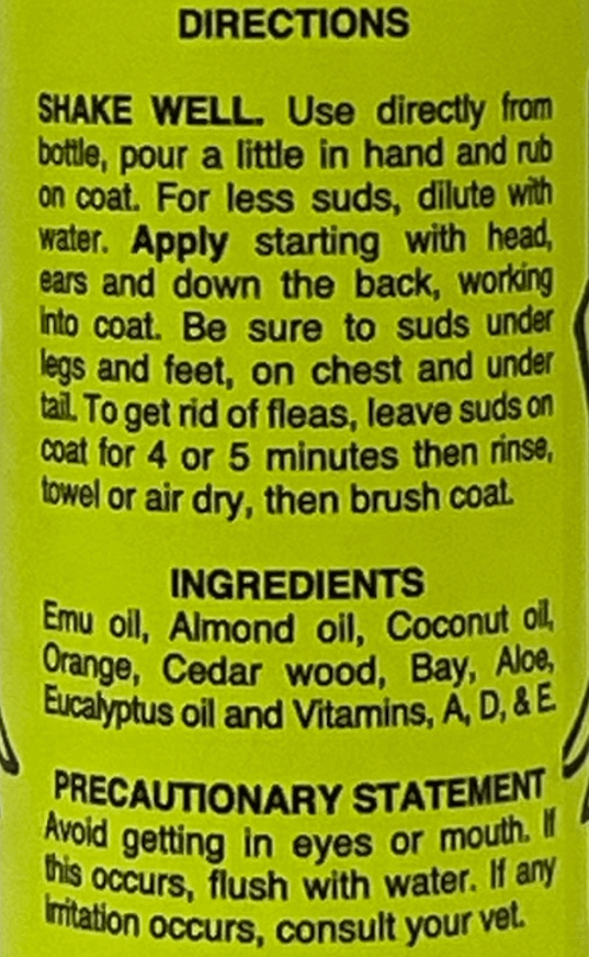 Pet scents herbal shampoo